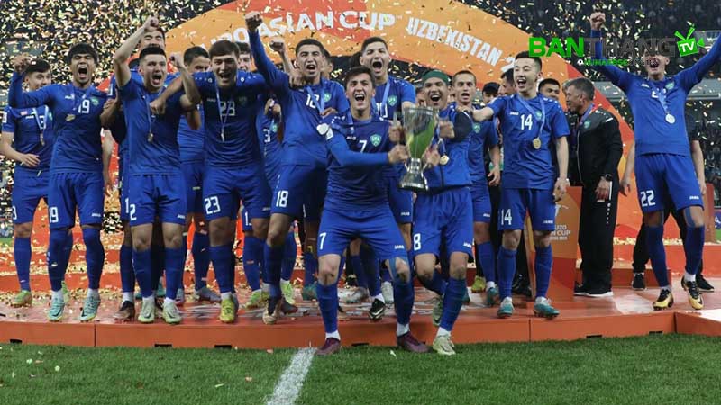 Uzbekistan là đội vô địch giải đấu U-20 châu Á 2023